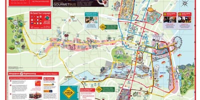 Starý Quebec City pešia prehliadka mapu